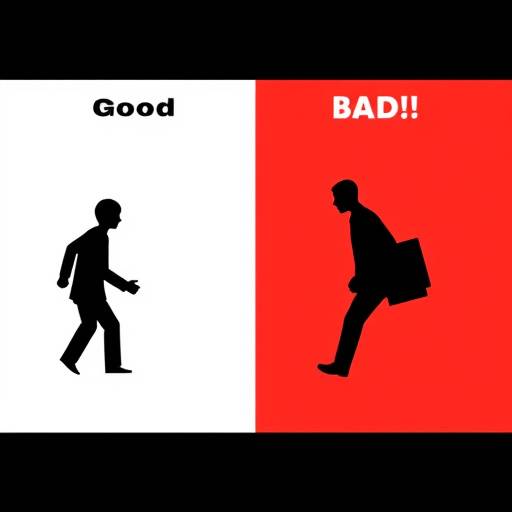 Example of good and bad color contrast ratios