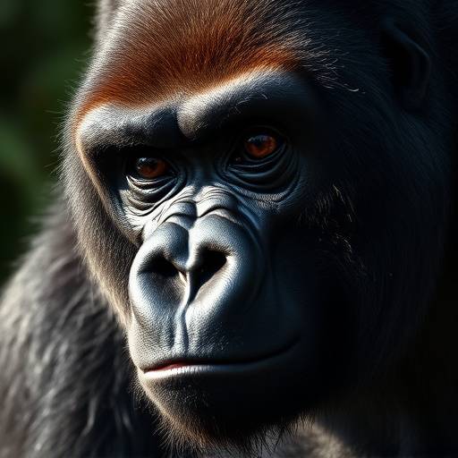 Mountain gorilla in Bwindi Impenetrable National Park